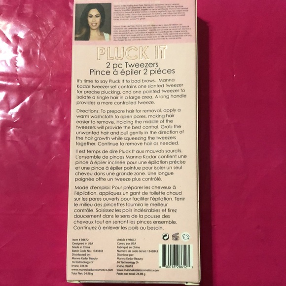 Mannakadar PLUCK IT 2 pc Tweezers - Picture 2 of 4